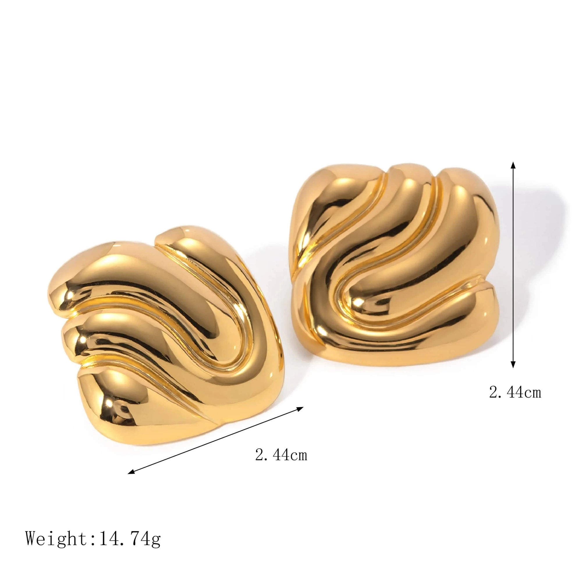 Boucle d&#39;Oreille Femme Acier Inoxydable