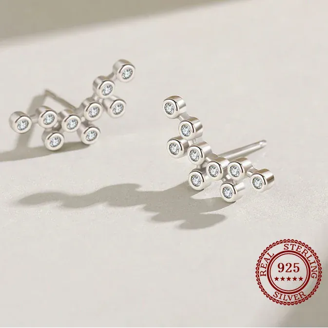 Boucle d&#39;Oreille Grimpante Argent Sterling