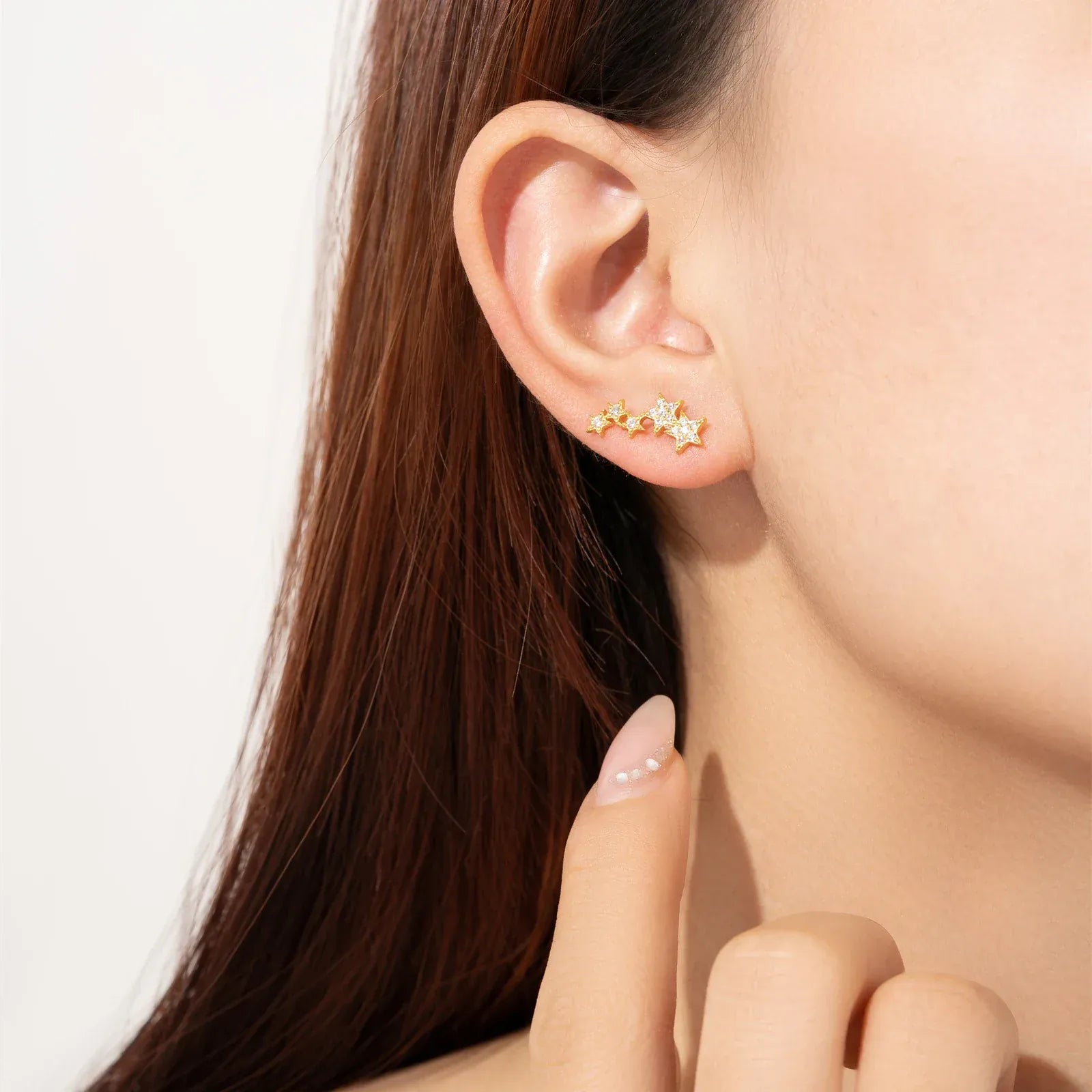 Boucle d&#39;Oreille Grimpante Etoile