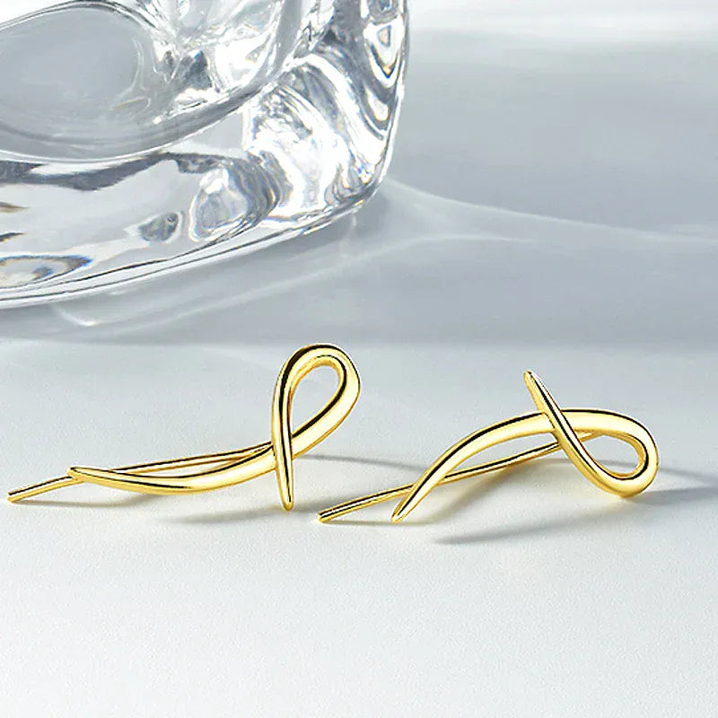 Boucle d&#39;Oreille Grimpante Noeud