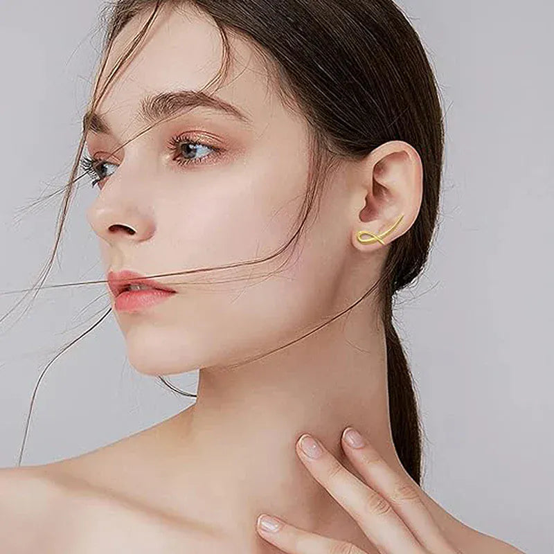 Boucle d&#39;Oreille Grimpante Noeud