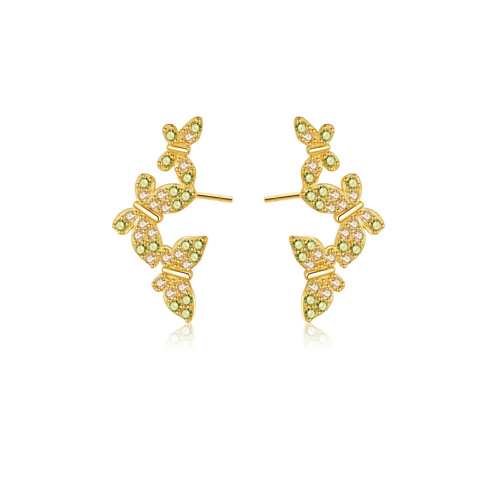 Boucle d&#39;Oreille Grimpante Papillon