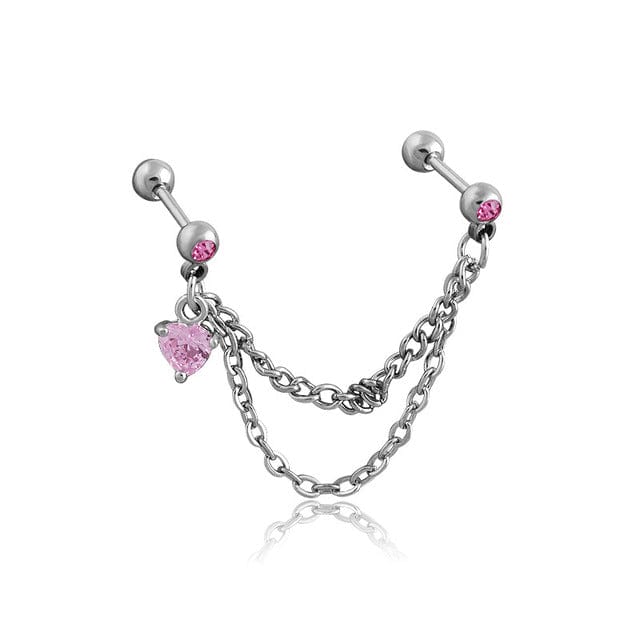 Boucle d&#39;Oreille Helix argent