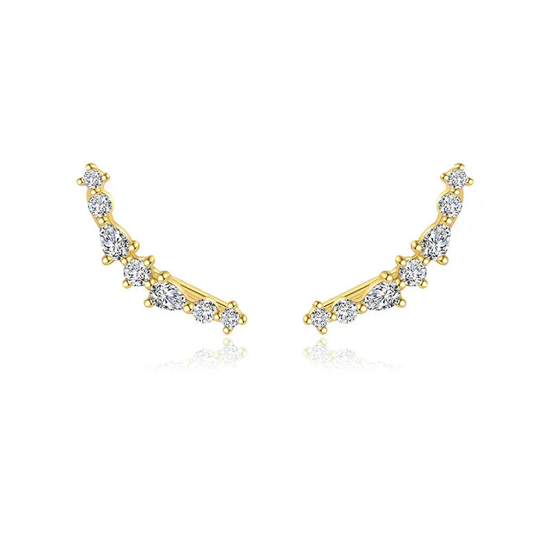 Boucle d&#39;Oreille Montante Or