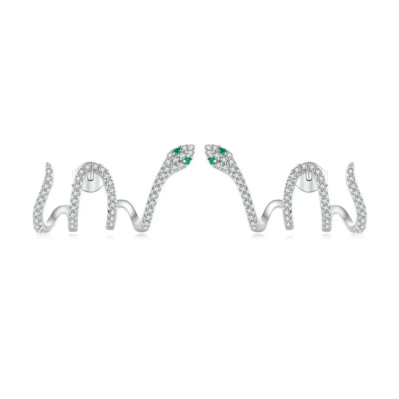 Boucle d&#39;Oreille Montante Serpent
