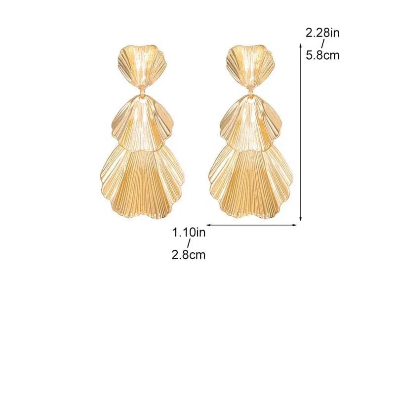 Boucle d&#39;Oreille Pendante Or