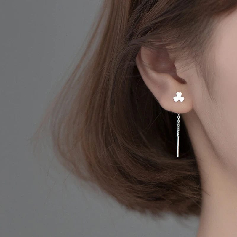 Boucle d&#39;oreille trèfle