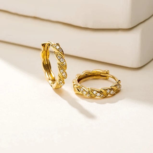 Boucle d'Oreille Tresse