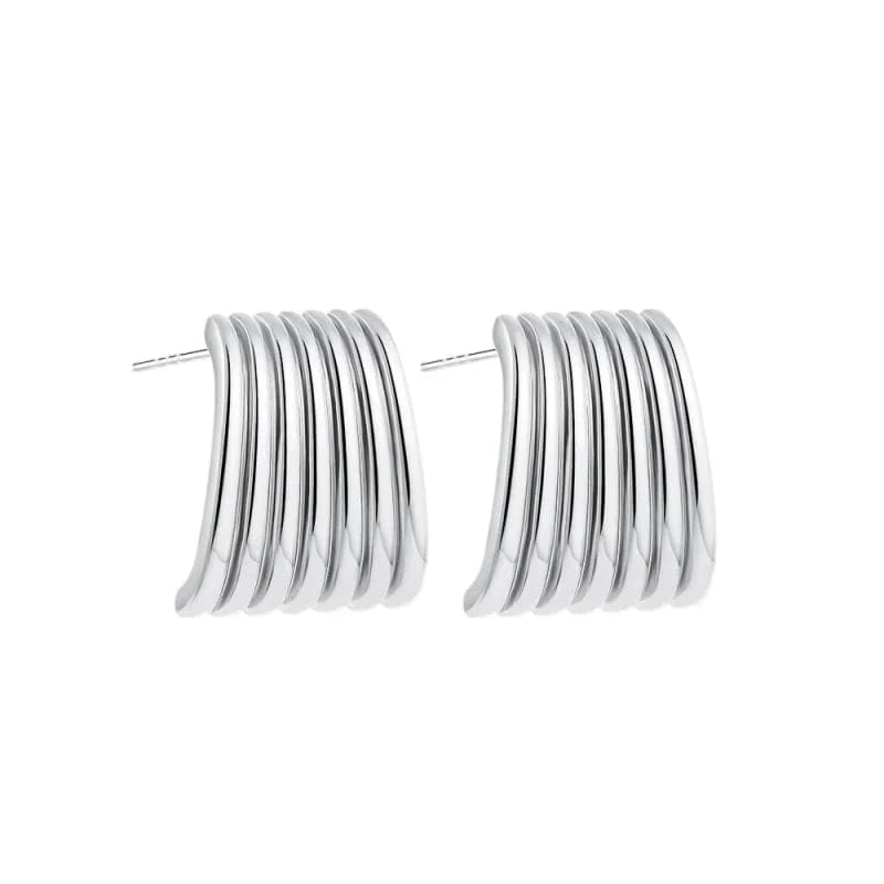 Boucles d&#39;Oreilles Acier Inoxydable