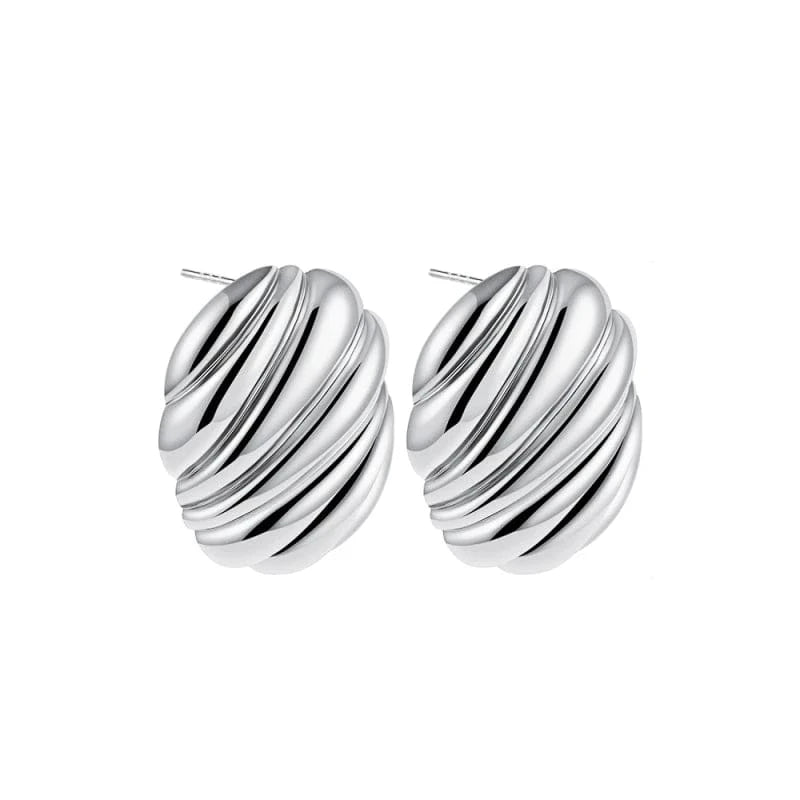 Boucles d&#39;Oreilles Acier Inoxydable