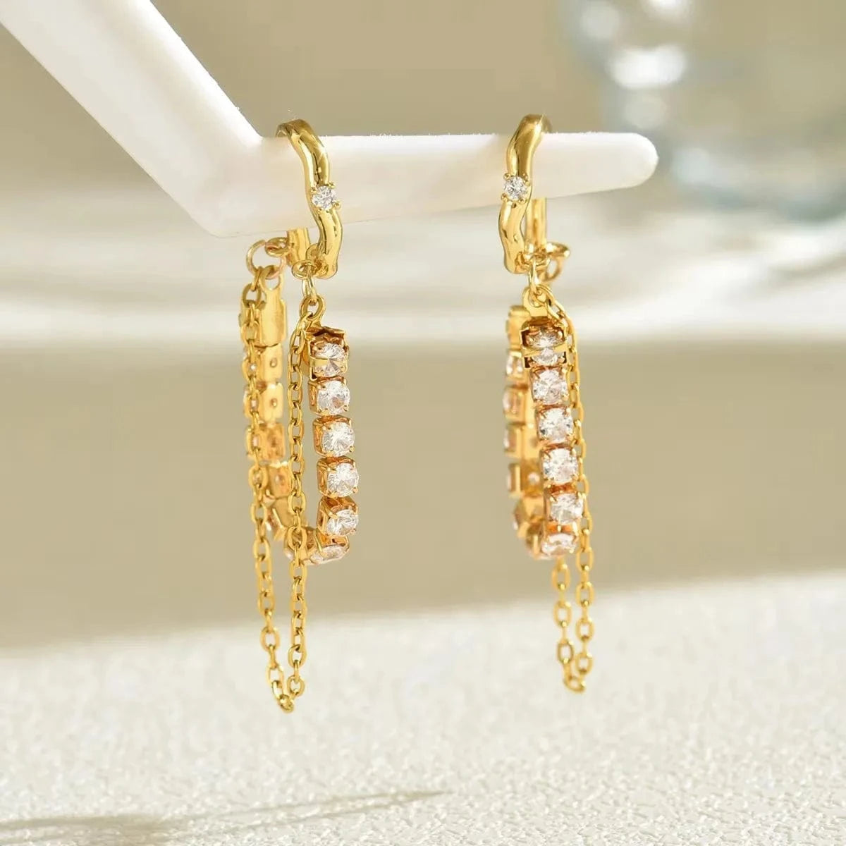 Boucles d&#39;Oreilles Bicolore