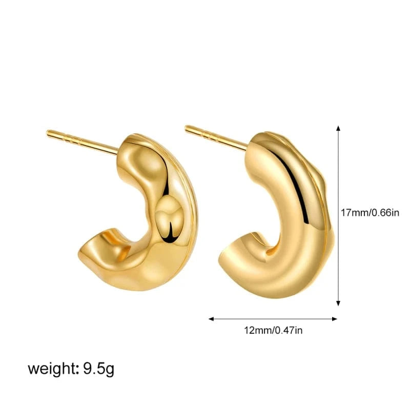 Boucles d&#39;Oreilles Bicolore