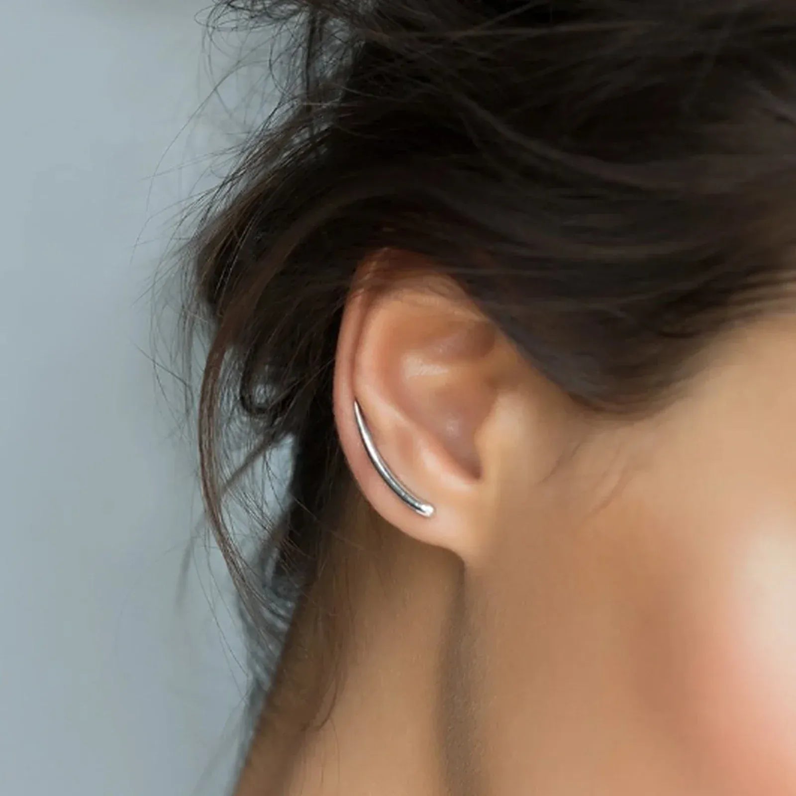 Boucles d&#39;Oreilles Grimpantes Argent