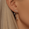 Boucles d&#39;Oreilles Grimpantes Etoiles