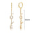 Boucles d'Oreilles Pendantes Love