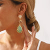 Boucles d&#39;Oreilles Pendantes Pierres