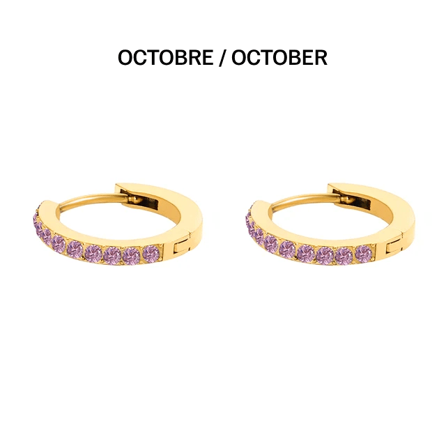 Boucles d&#39;Oreilles Pierre de Naissance