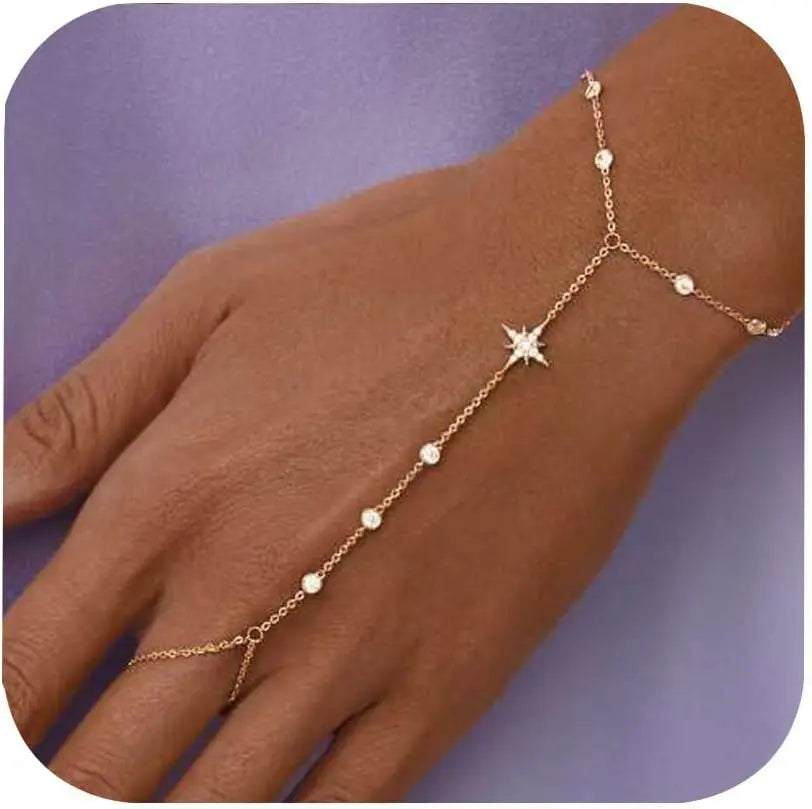 Bracelet avec Chaine Bague