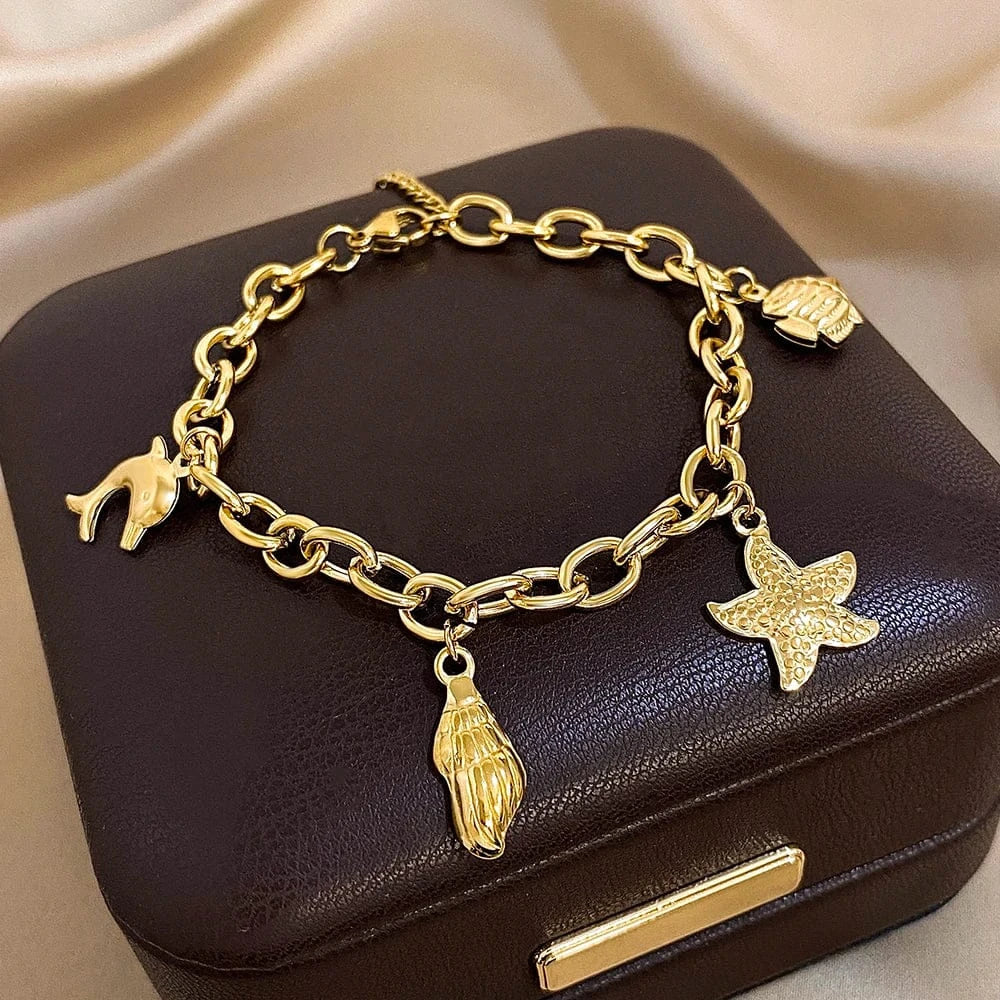 Bracelet Breloque Or