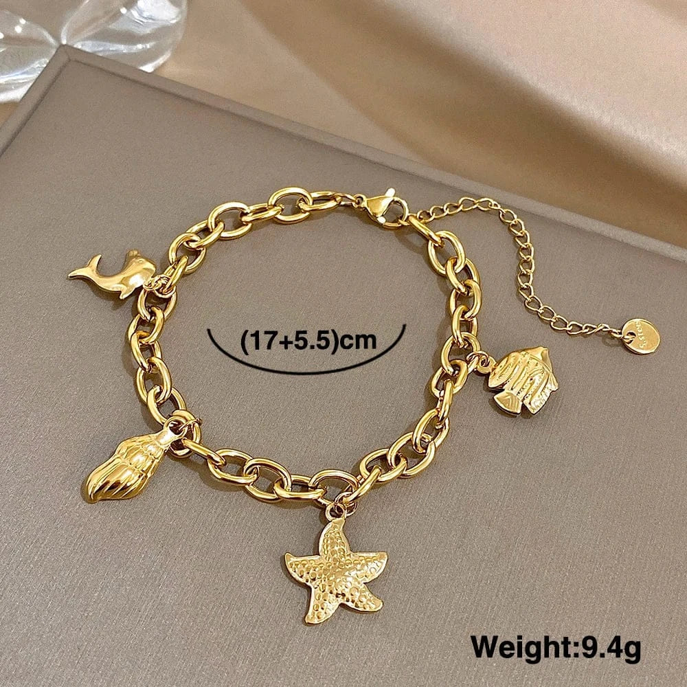 Bracelet Breloque Or