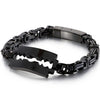 Bracelet Chaîne Homme Luxueux en Acier