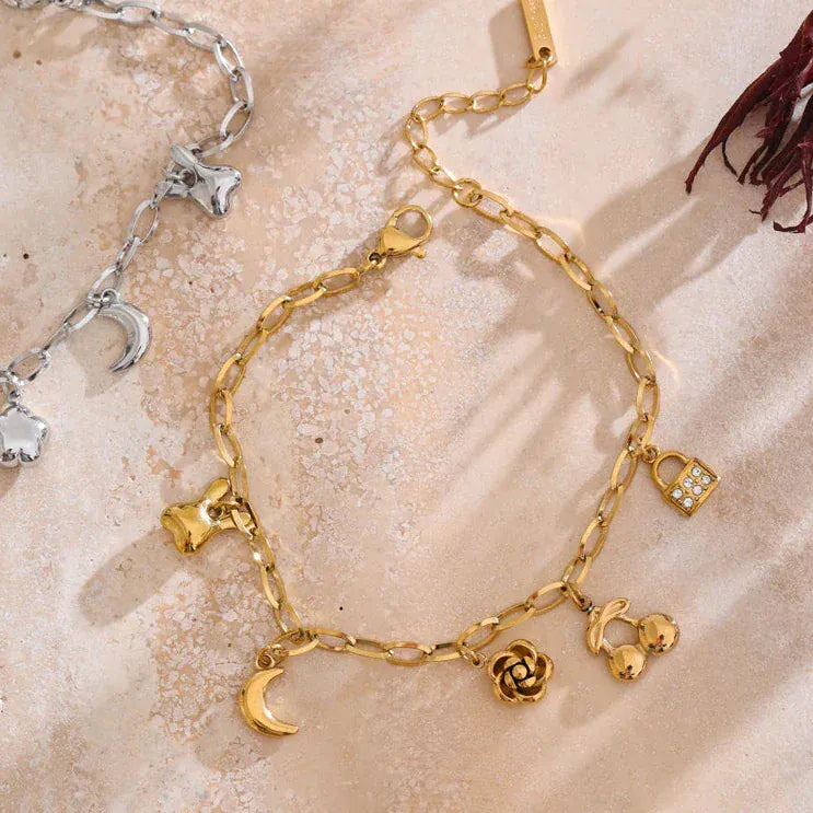 Bracelet Charm Or