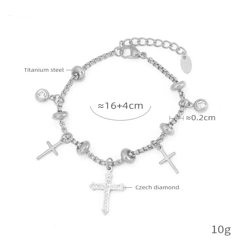 Bracelet Charms Acier Inoxydable