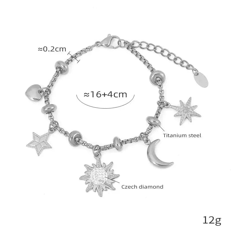 Bracelet Charms Acier Inoxydable