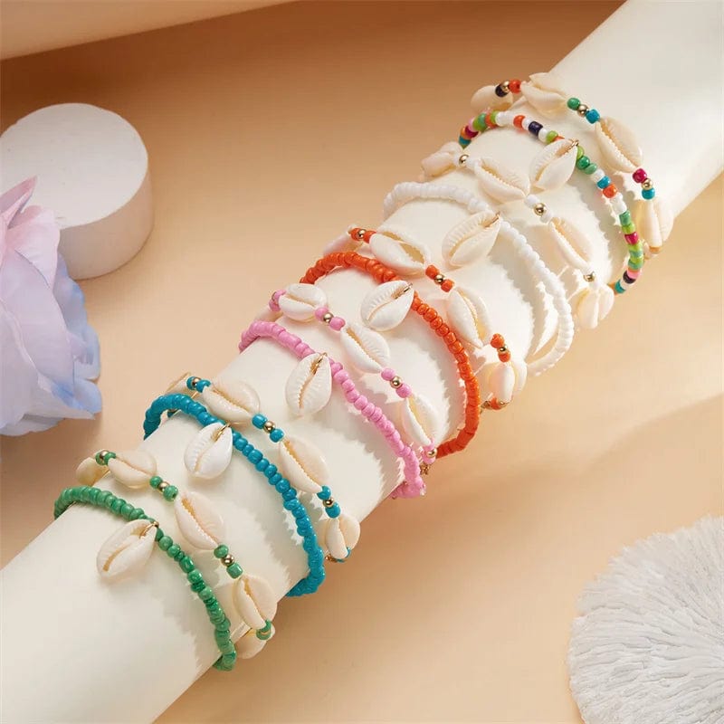 Bracelet Cheville Coquillages