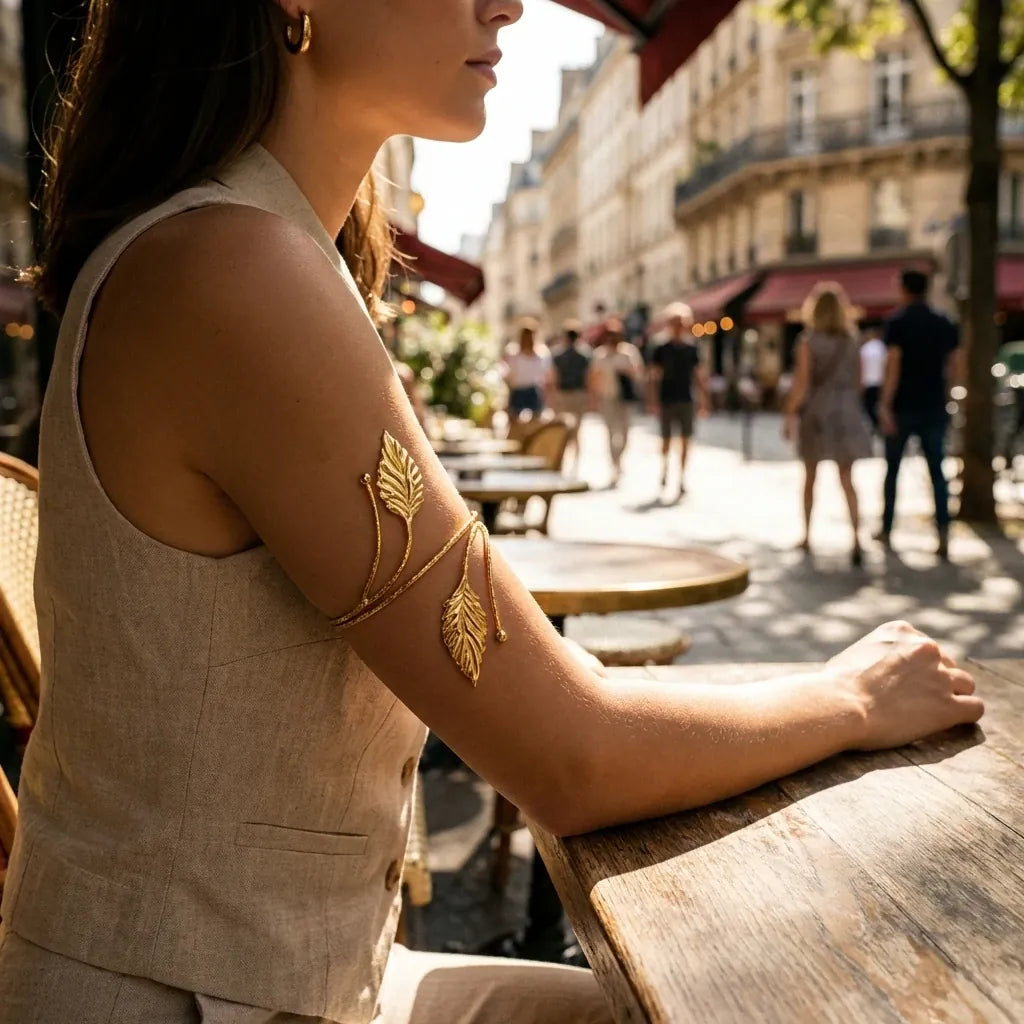 Bracelet de Bras Feuilles