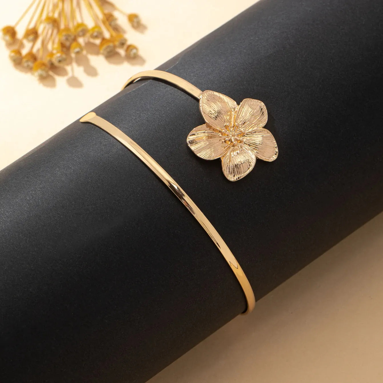 Bracelet de Bras Or Fleur
