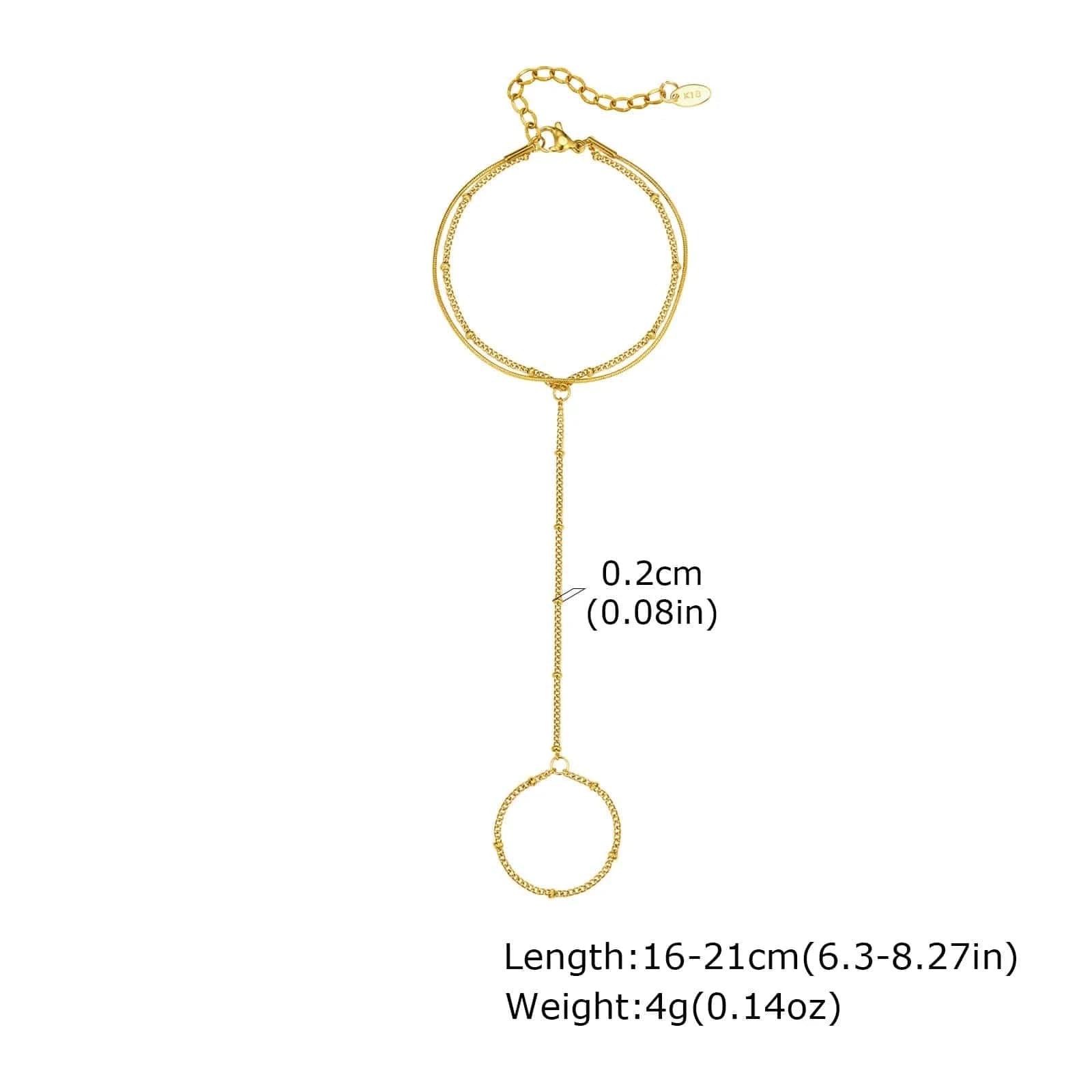 Bracelet de Main Acier Inoxydable