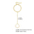 Bracelet de Main Acier Inoxydable