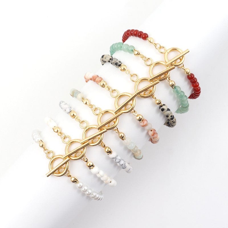 Bracelet fermoir t perle