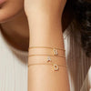 Bracelet fin initiale