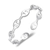 Bracelet Grain de Café Argent