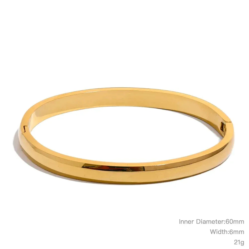 Bracelet Jonc Acier Inoxydable