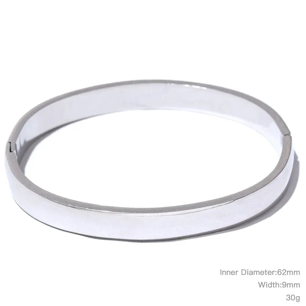 Bracelet Jonc Acier Inoxydable