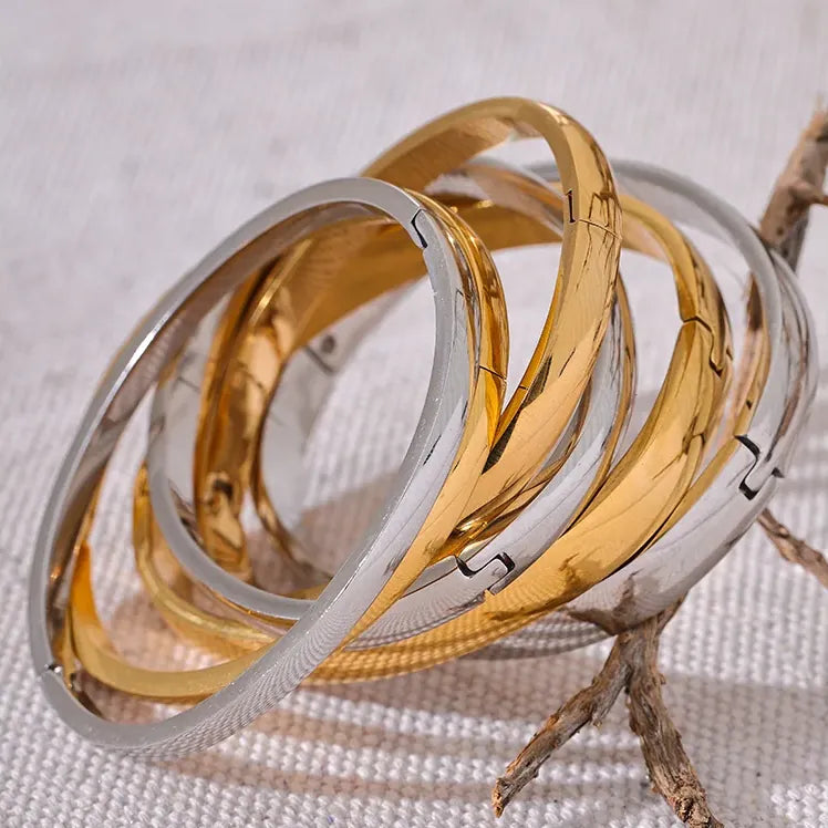 Bracelet Jonc Acier Inoxydable