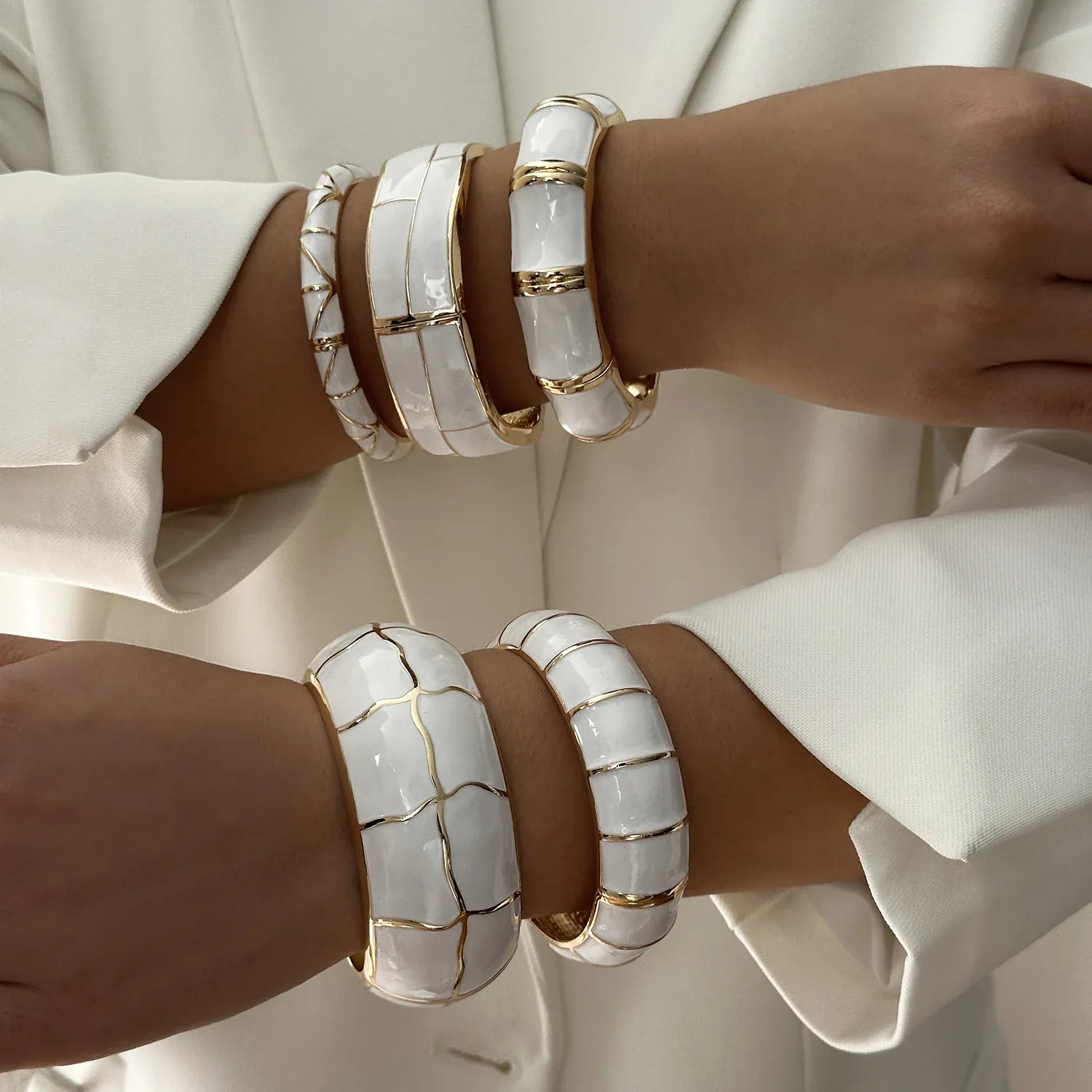 Bracelet Jonc Blanc