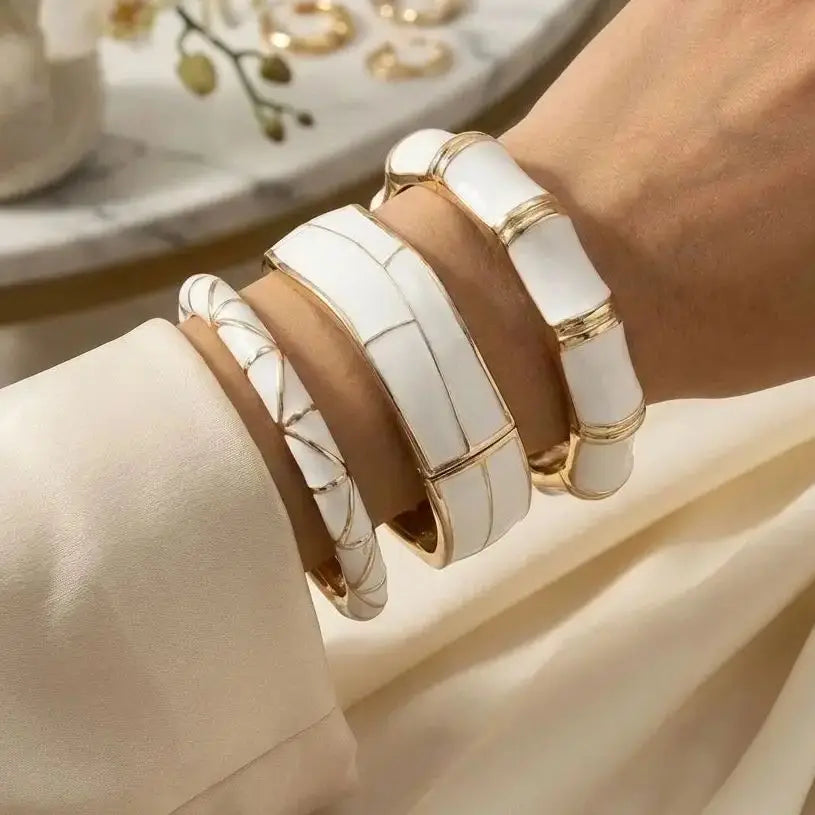 Bracelet Jonc Blanc