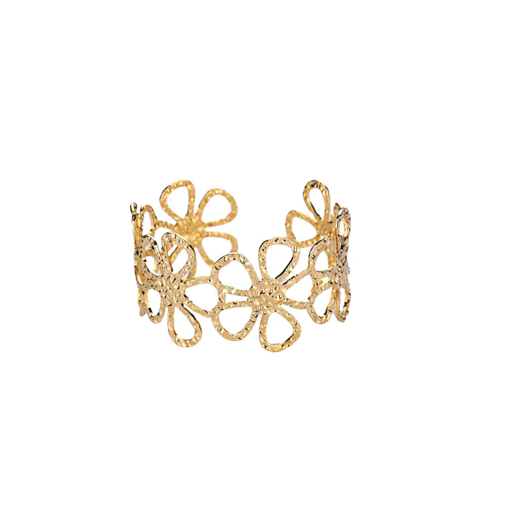 Bracelet Jonc Fleurs