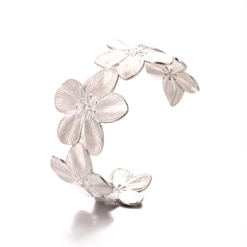 Bracelet Jonc Fleurs
