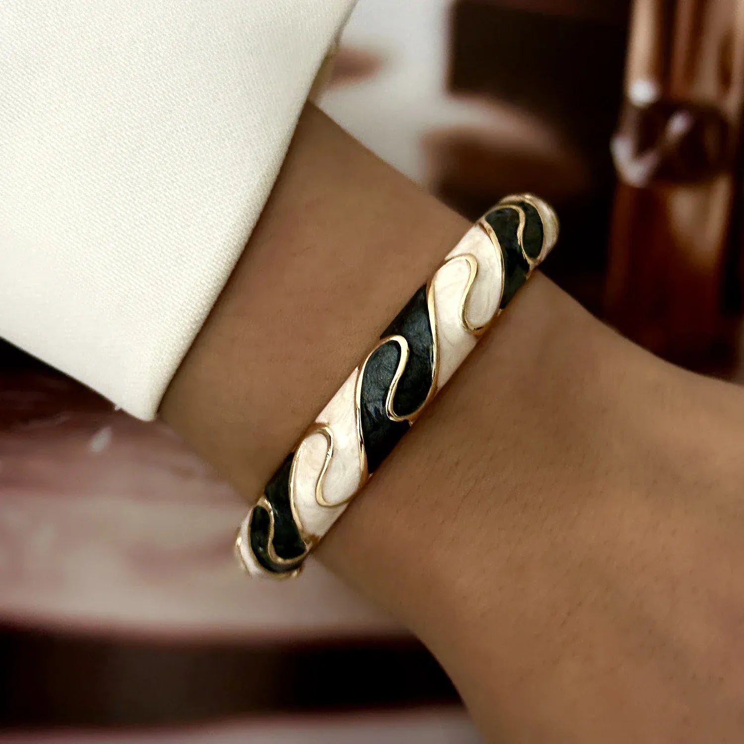 Bracelet Jonc Noir
