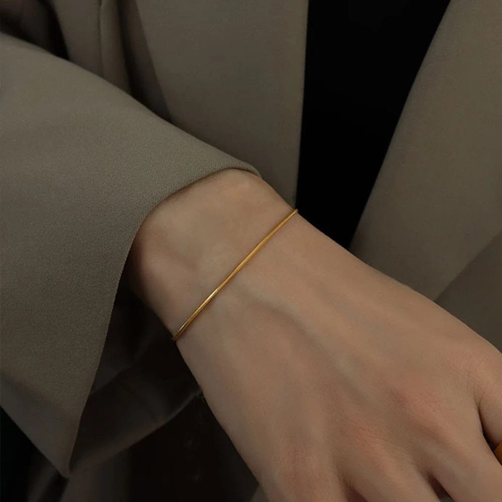 Rundes Schlangen Kettenarmband