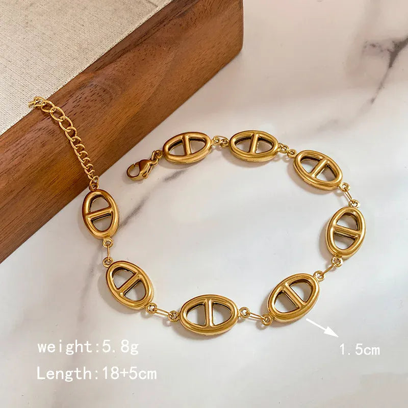 Bracelet Maillon Graine de Café