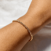 Bracelet maillon tresse