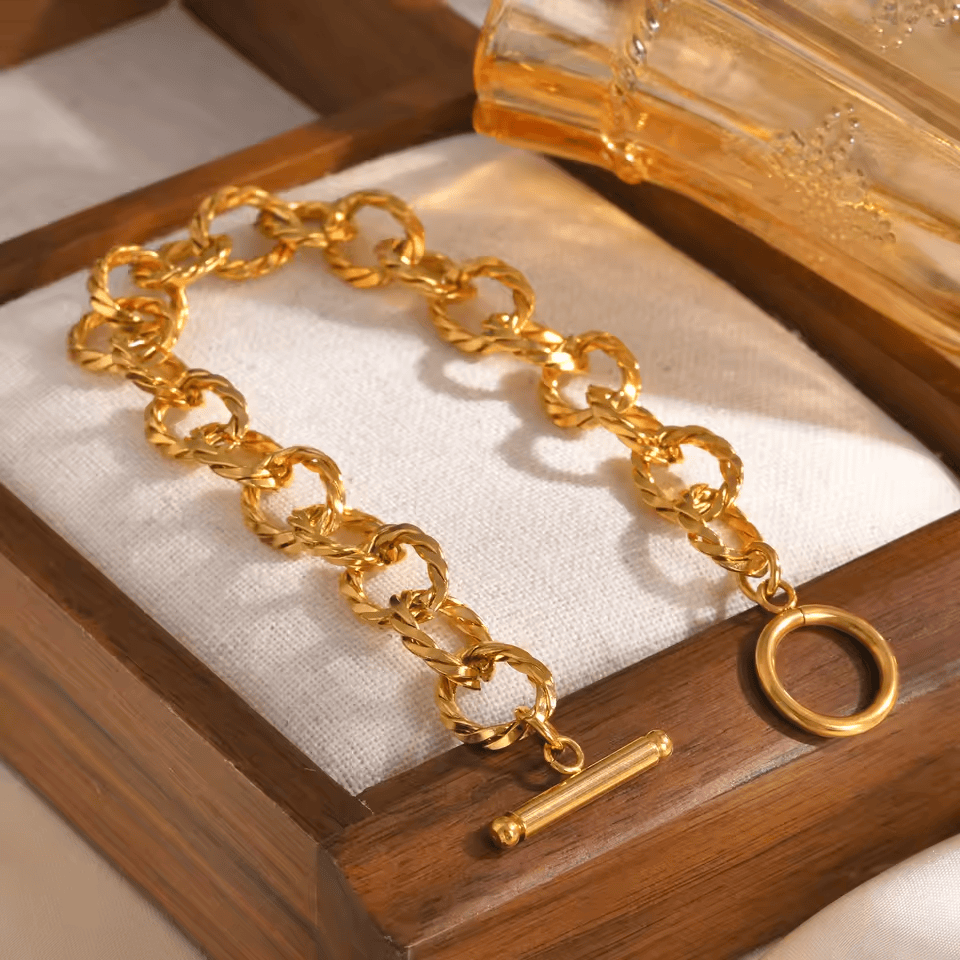 Bracelet Multi Chaine Grain de Café