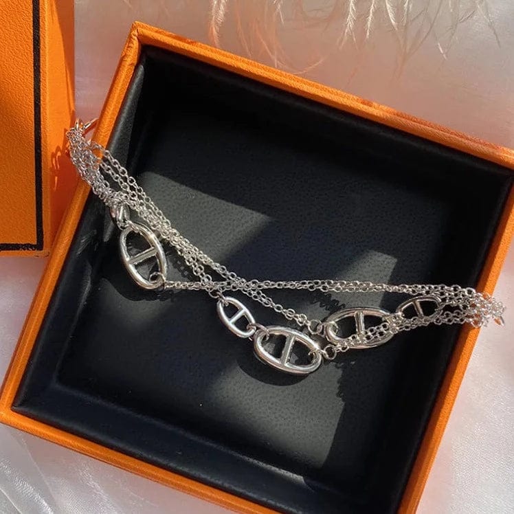 Bracelet Multi Chaine Grain de Café