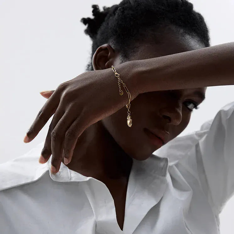 Bracelet Or avec Charms